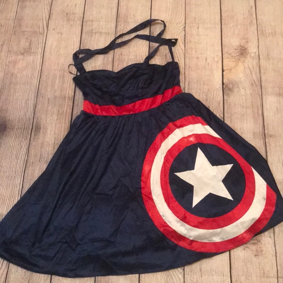 Her Universe Dresses & Skirts - Her Universe Limited Edition Captain America dress